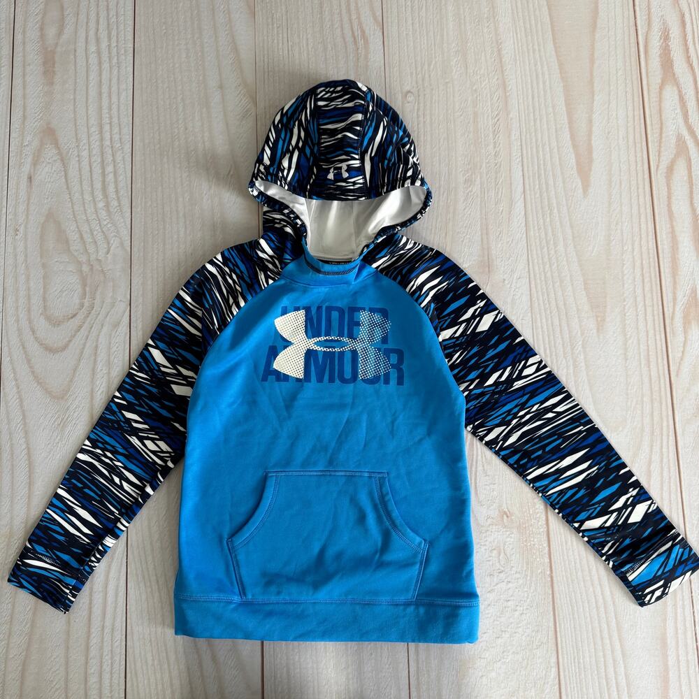Lot Of 5 Boys M 10-12 Long Sleeve Hoodie Sweat Pants Under Armour Nike Bundle - Picture 2 of 12